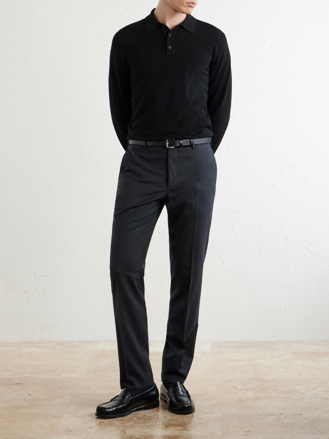 Slowear - Straight-Leg Wool Suit Trousers - Gray