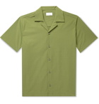 Saturdays NYC - Canty Camp-Collar Striped Seersucker Shirt - Green