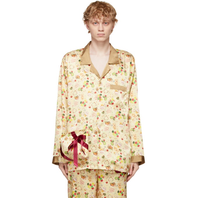 Photo: Doublet Beige Packable Pajama Shirt