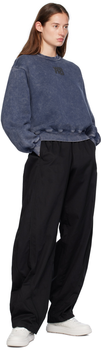 alexanderwang.t Navy Puff Logo Sweatshirt