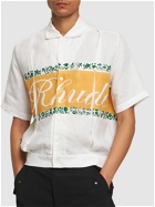 RHUDE - Rhude Linen Cuban Shirt