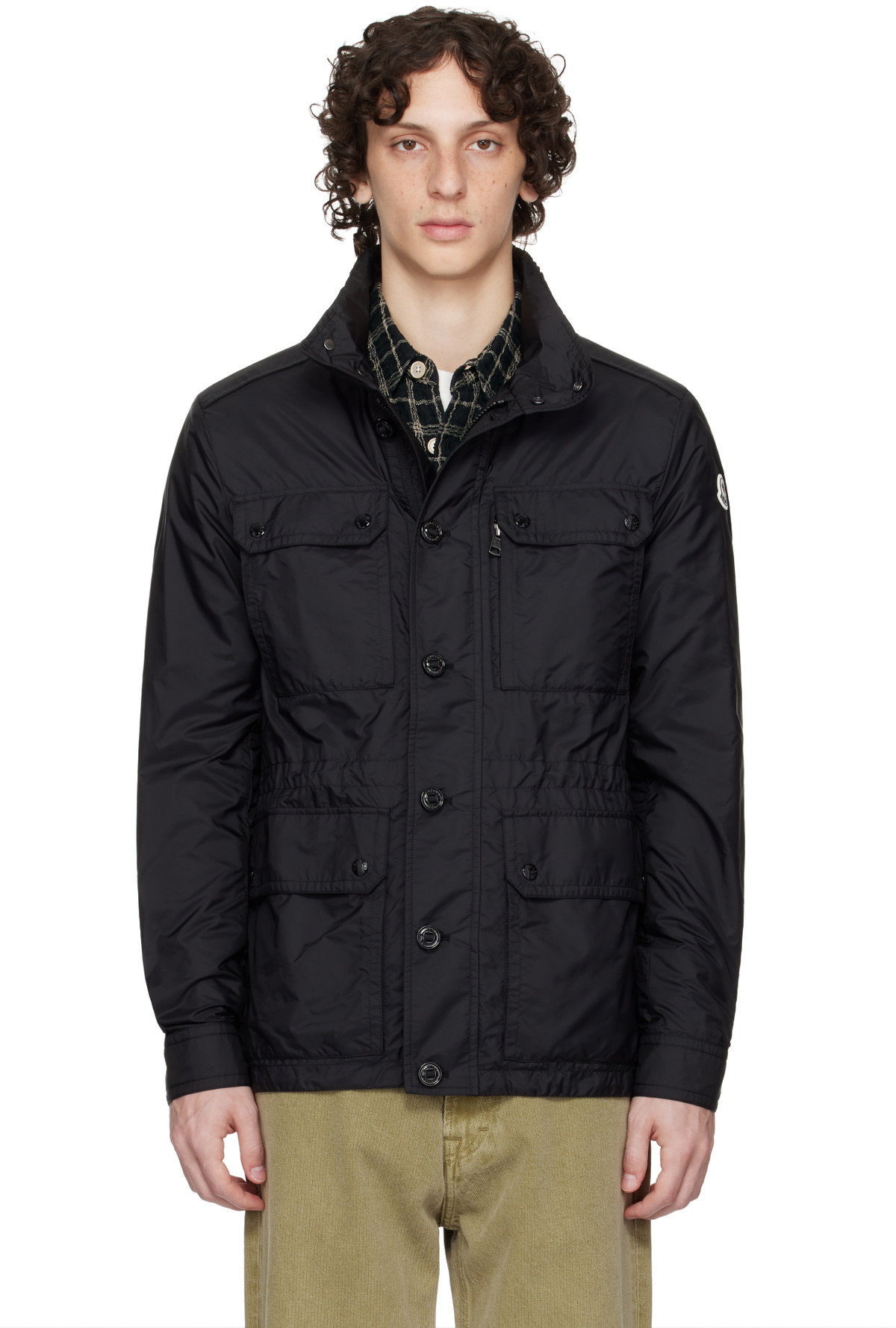 Moncler Black Lez Water-Repellent Field Jacket Moncler