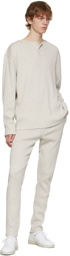 Essentials Off-White Thermal Waffle Logo Lounge Pants
