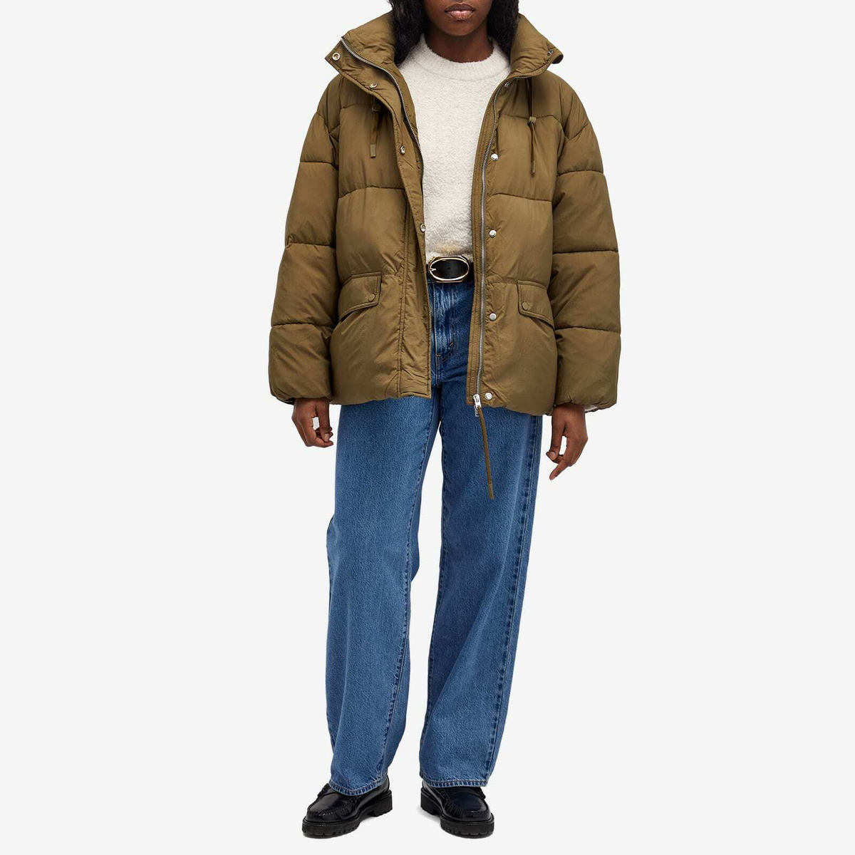 ダウンジャケット・コート YALE 007 Pocket Short Puffer Ivory YD05JP7006IV MUSINSA | YALE 007 Pocket Short Puffer_Ivory