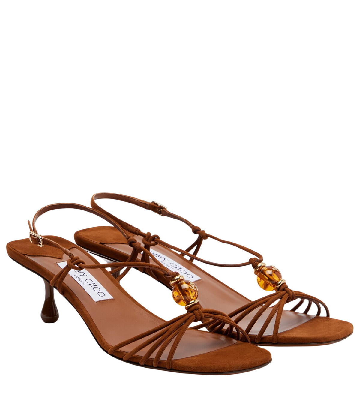 Jimmy Choo Black Elyn Flat Sandals Jimmy Choo