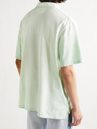 LOEWE - Paula's Ibiza Embroidered Dégradé Cotton-Piqué Polo Shirt - Green