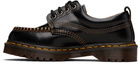 Dr. Martens Black Lowell Leather Moc Toe Derbys