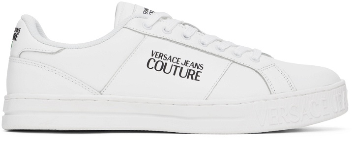Photo: Versace Jeans Couture White Eco Dye Court 88 Sneakers
