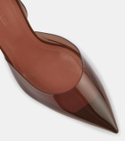 Amina Muaddi Holli 95 PVC slingback pumps