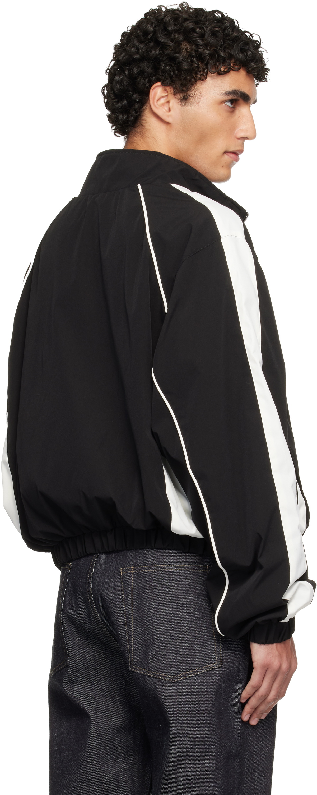 Rhude Black Ramona Piping Track Jacket