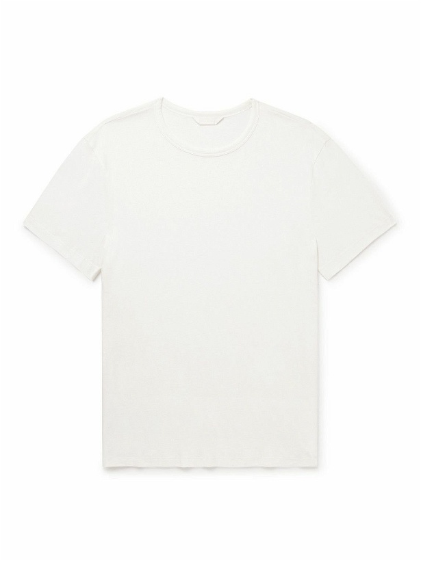 Photo: Club Monaco - Luxe Featherweight Cotton-Jersey T-Shirt - White