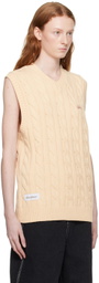 Butter Goods Off-White Cable Knit Vest