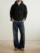 MANAAKI - Ari Fleece Half-Zip Sweatshirt - Black