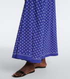 Christopher Esber Ruched Orbit bandana maxi skirt