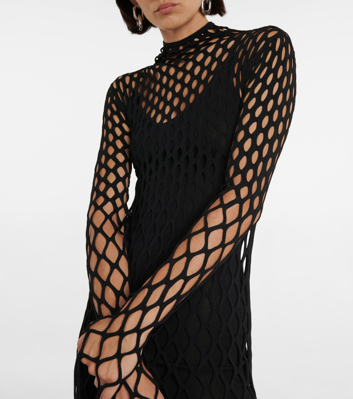 Dion Lee - Fishnet high-neck minidress Dion Lee