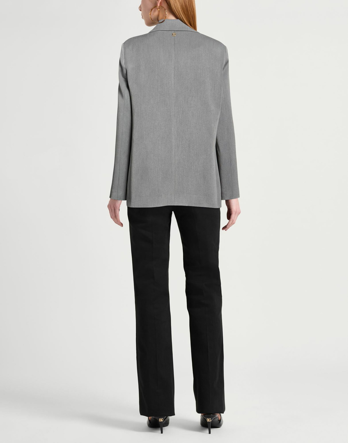 Manila Grace Womens Blazer in Grey
