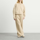 Entire Studios Women's Box Crewneck Sweater in Taupe