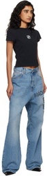 VETEMENTS Blue 'Made In Europe' Jeans