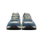 Golden Goose Blue and Grey Running Sole Sneakers