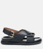 Marni - Fussbett leather sandals