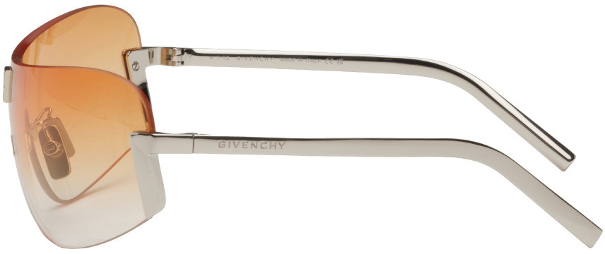 Givenchy Silver 4G Mask Sunglasses Givenchy