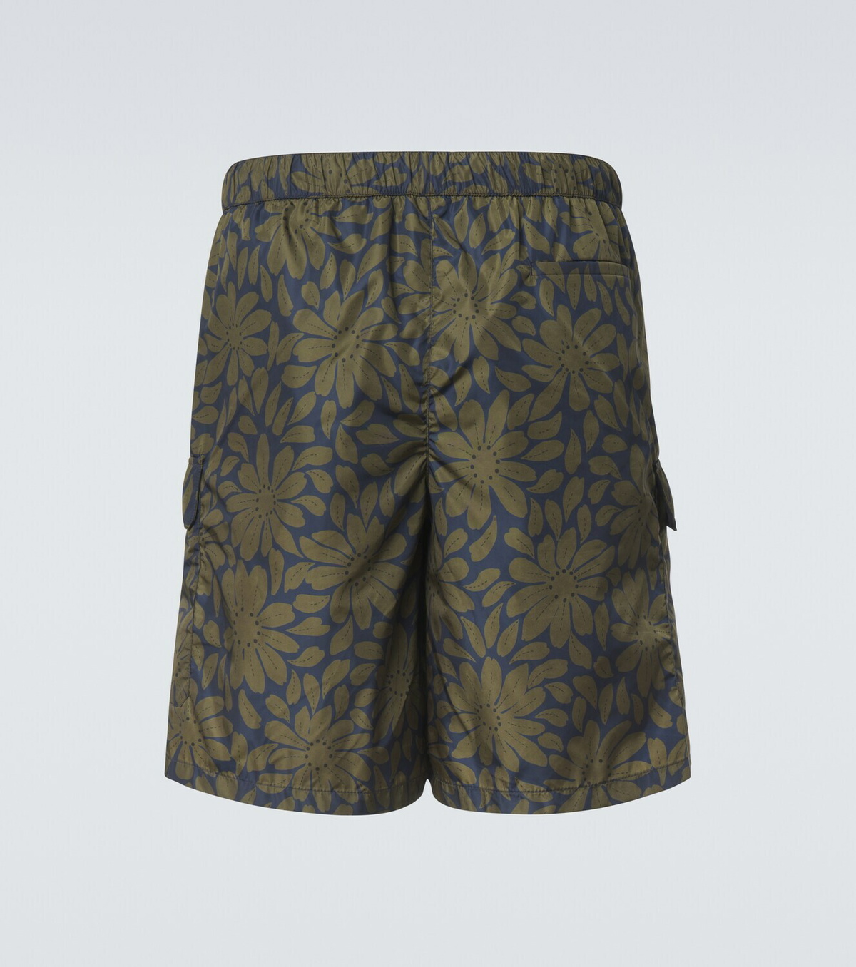 Prada Re-Nylon floral swim trunks