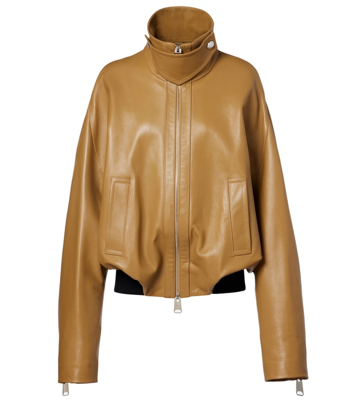 Photo: Khaite Oversized leather jacket