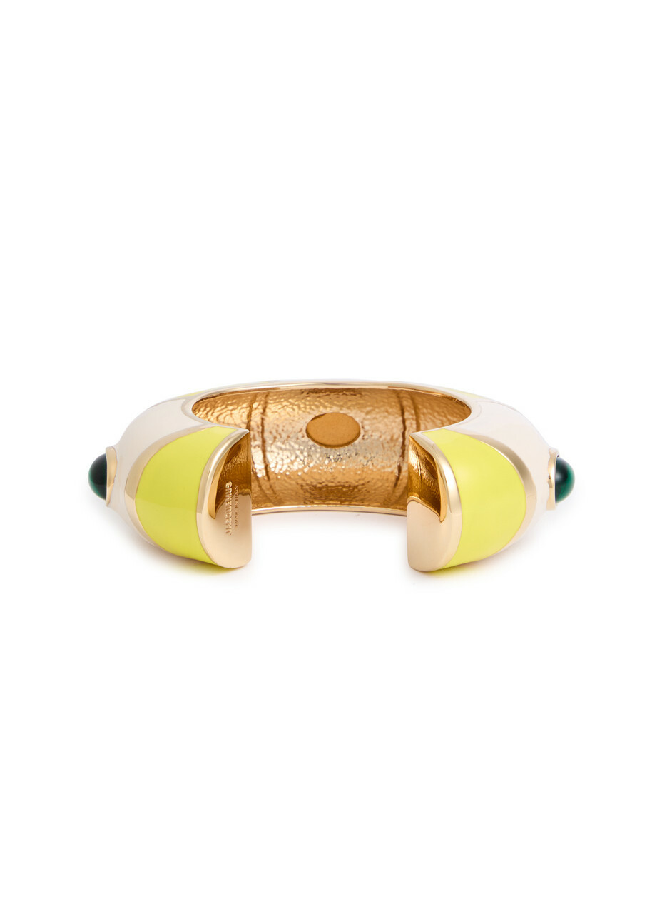 Jacquemus Le Bracelet Rayures Enamelled Cuff - Multicoloured 1 - One Size
