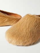 Marni - Fussbett Calf Hair Slippers - Neutrals