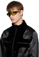 Fendi Black & Green Sport Baguette Sunglasses
