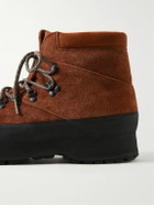 Diemme - Throwing Fits Rosset Rubber-Trimmed Suede Platform Boots - Brown