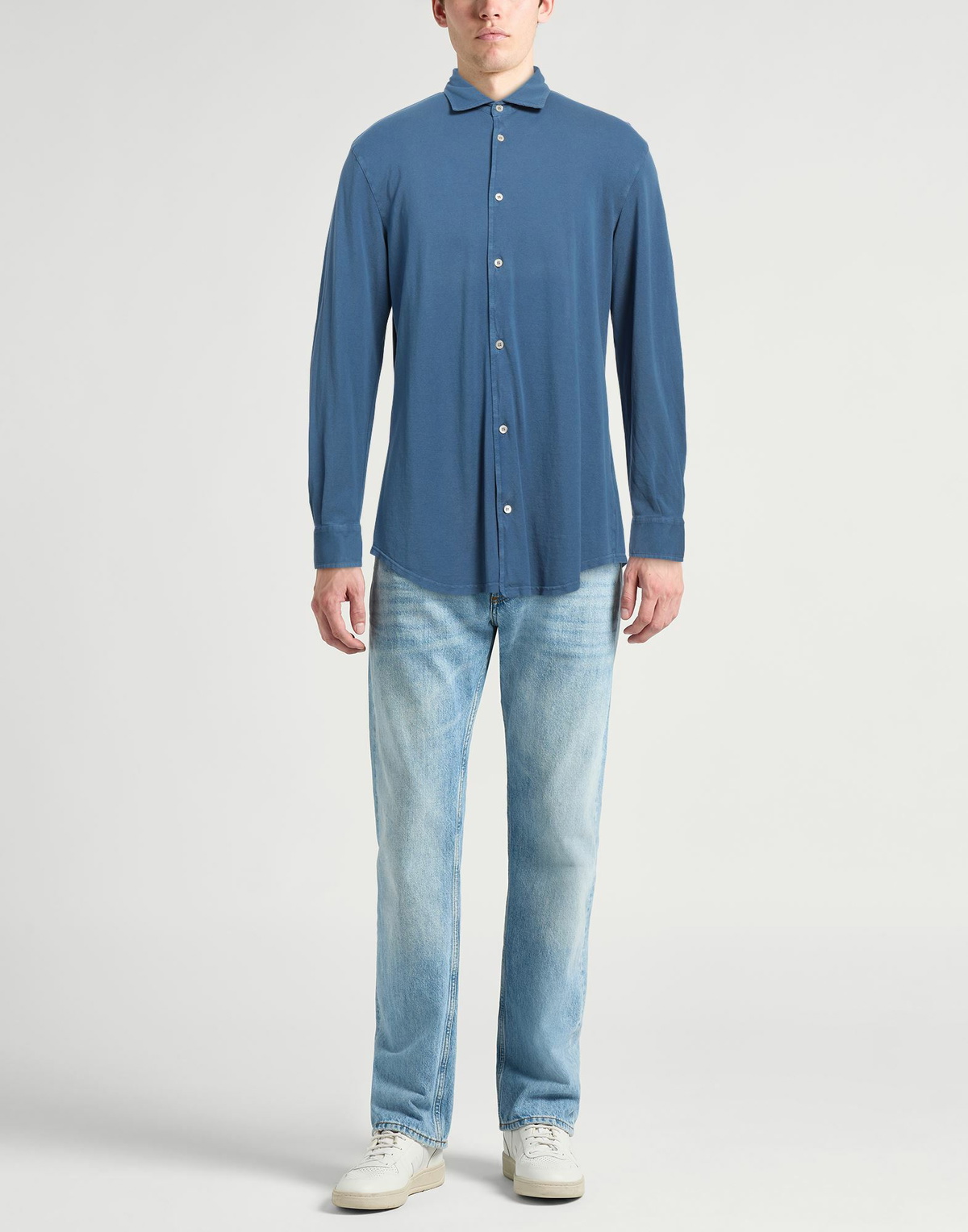 Fedeli Mens Shirt in Blue