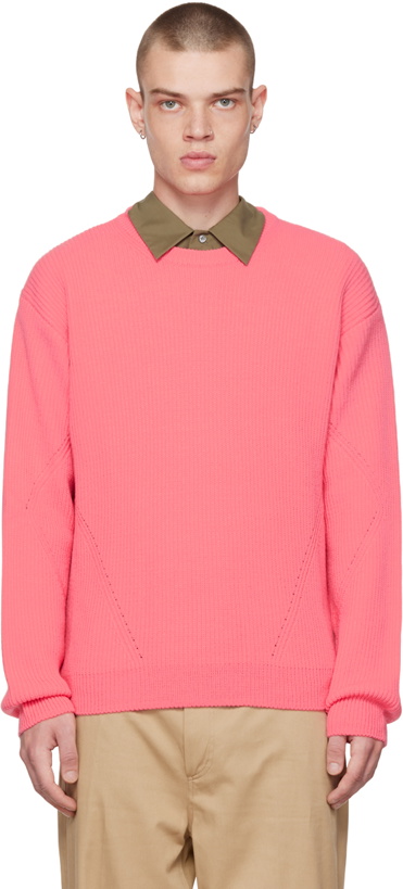 Photo: Solid Homme Pink Crewneck Sweater