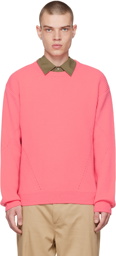 Solid Homme Pink Crewneck Sweater