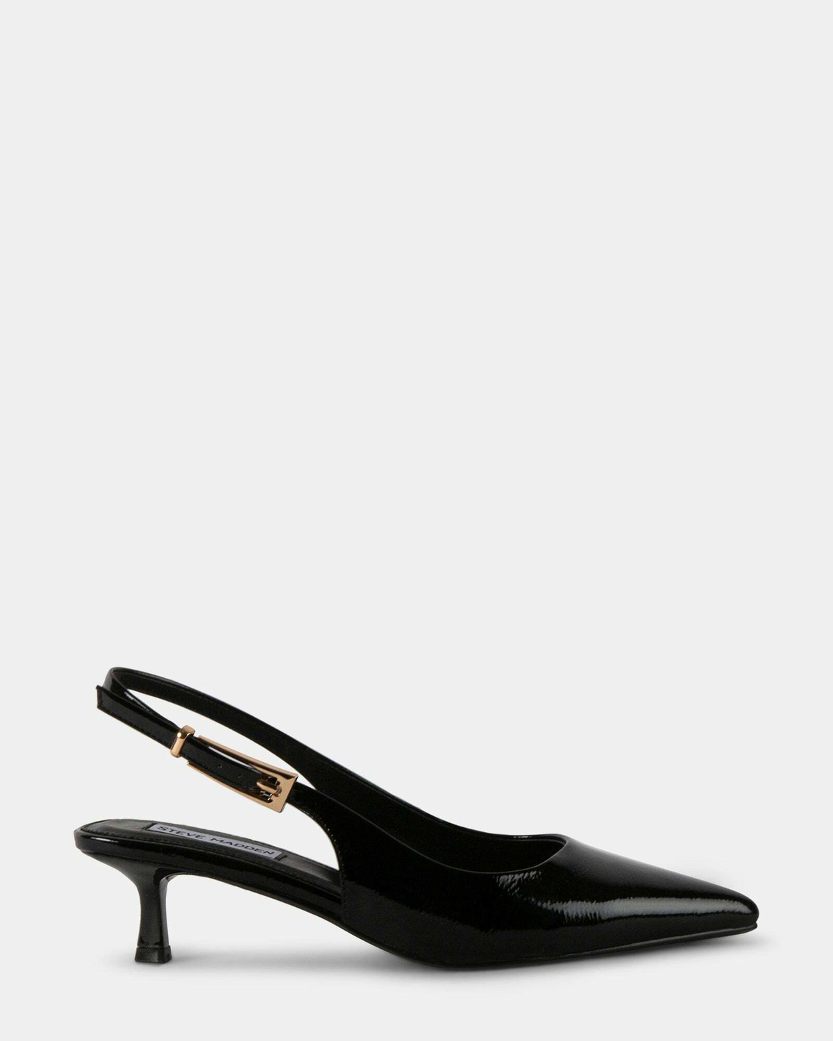 Steve Madden Delaney Heels in Black Patent
