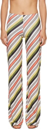 Jean Paul Gaultier Multicolor 'The Retro Stripe' Trousers