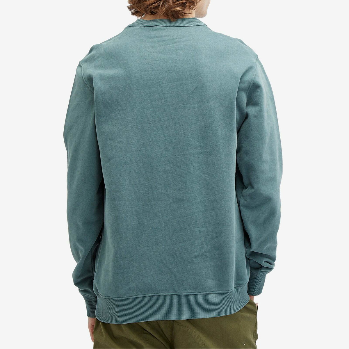 Dickies Men's Aitkin Sweatshirt in Lncn Grn/Srf Bl