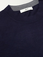 Mr P. - Cashmere and Silk-Blend Sweater - Blue