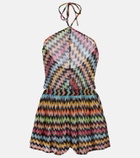 Missoni Zigzag lamé playsuit
