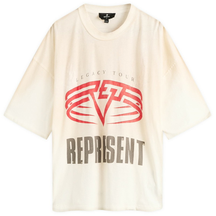 Photo: Represent Men's Living Legacy Tour T-Shirt in Washed Ecru