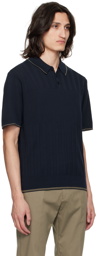 Paul Smith Navy Striped Polo