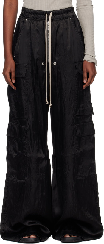 Photo: Rick Owens Black Temple Cargobelas Cargo Pants