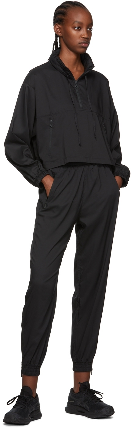 Girlfriend Collective Black Polyester Sport Pants