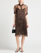 Peserico Womens Midi dress Dark in Brown
