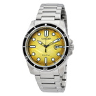Citizen Marine 1810 Eco-Drive Yellow Dial Mens Watch AW1816-89X