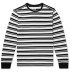 Pop Trading Company - Logo-Print Striped Cotton-Jersey T-Shirt - Men - White