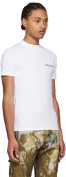 Balmain White Printed T-Shirt