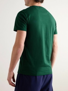 Polo Ralph Lauren - Wimbledon Logo-Print Recycled Cotton-Blend Jersey T-Shirt - Green