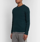 Theory - Nardo Cable-Knit Wool-Blend Sweater - Green