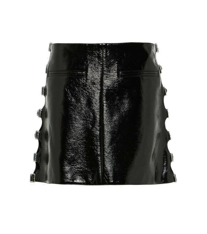 Photo: Courrèges Faux leather miniskirt